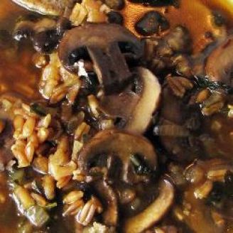 Mushroom Soup with Farro Mushroom Soup with Farro